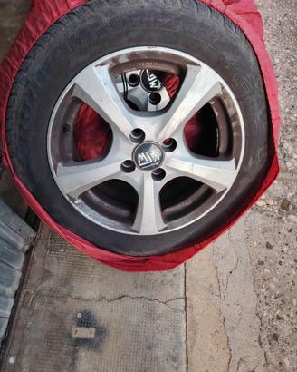 Cerchi in lega MSW 15” per Suzuki Swift con gomme