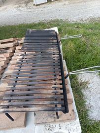 griglie barbecue portalegna per braci
