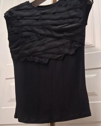 Liu Jo Jeans, Elegante top nero senza maniche
