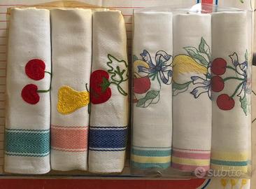 Sei strofinacci da cucina