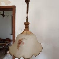 lampadario cucina vintage
