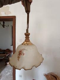 lampadario cucina vintage