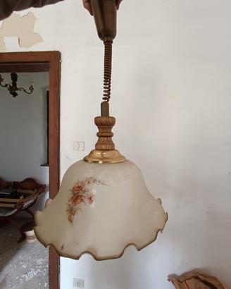 lampadario cucina vintage