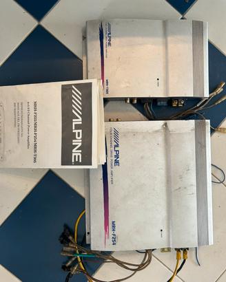 Amplificatori ALPINE mod. MRH-T305 e MRH-F254