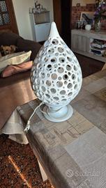 Pumo pugliese artigianale - lampada da tavolo 