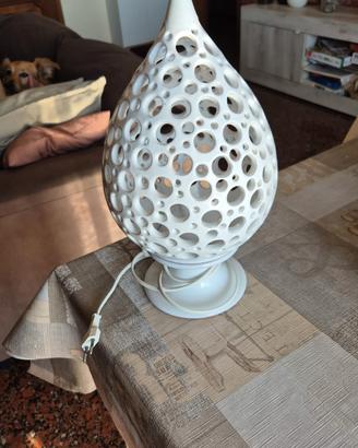 Pumo pugliese artigianale - lampada da tavolo 