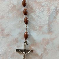 Collana- corona da rosario colore marrone