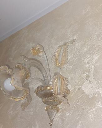 Aplique in vetro di Murano