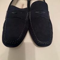 Scarpe Geox Respira Uomo 45 Blu Suede