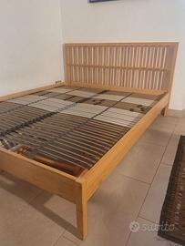 Struttura letto matrimoniale bambù