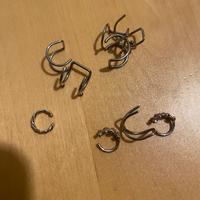 Ferma capelli perla e orecchini