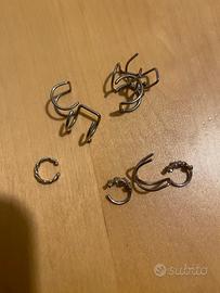 Ferma capelli perla e orecchini