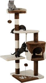 Tiragraffi con Grotta 4 livelli 112 Marrone/Beige