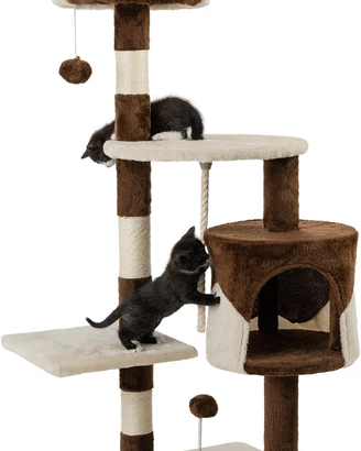 Tiragraffi con Grotta 4 livelli 112 Marrone/Beige