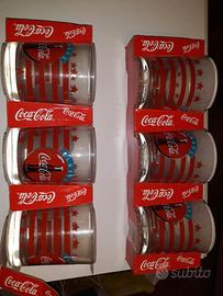Set 3 bicchieri Coca Cola vintage Luminarc n.35/19