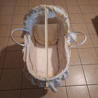 Cesta culla in vimini