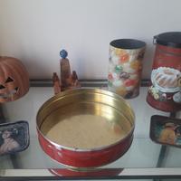 Scatole di latta vintage,giochi anni 70 etc