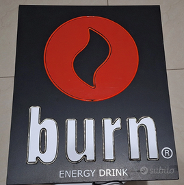 Insegna luminosa Burn Energy Drink