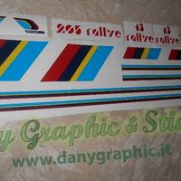 Adesivi Peugeot 205 rallye