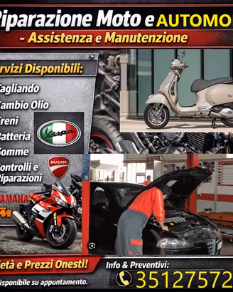Riparazione moto e auto