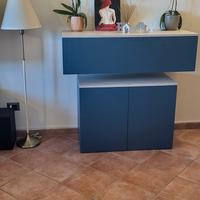 composizione soggiorno - sospeso più scarpiera 