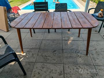 TAVOLO DA GIARDINO 165x55 