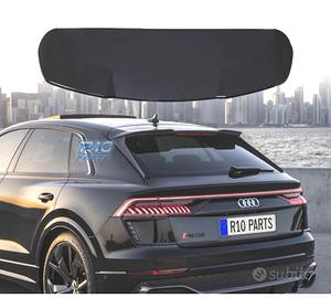 SPOILER ALETTONE PER AUDI Q8 18-23 LOOK RSQ8 NERO 