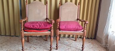 Poltroncine vintage complemento d'arredo collezion