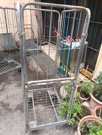carrello in acciaio usato