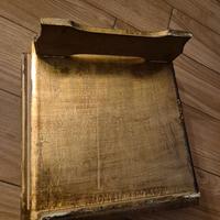 Album portafoto in legno decorato a mano