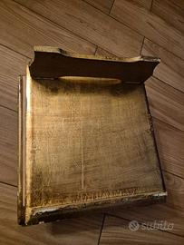 Album portafoto in legno decorato a mano