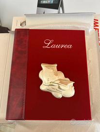 Album laurea rosso