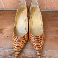 Scarpe da donna, vero cuoio n.40