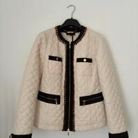 Giacca Luisa Spagnoli avorio trapuntata con dettag