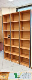 Codice: 3283  LIBRERIA STILE MODERNO COLORE NOCE +