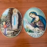 Due quadretti devozionali vintage