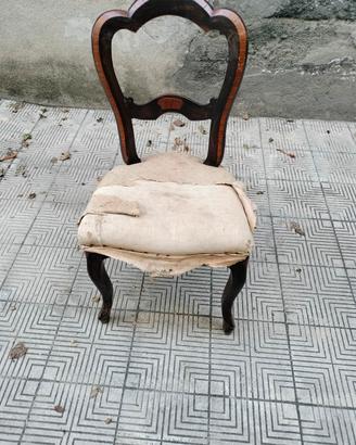 4 sedie antiche