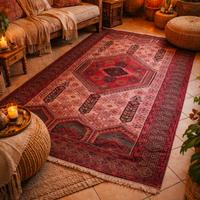 Tappeto persiano vintage arredamento boho-etnico 