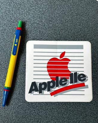 Adesivo vintage Apple II e