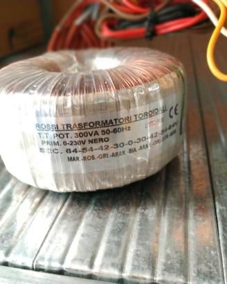 Trasformatori Toroidali per uso AUDIO 100 / 500 W 