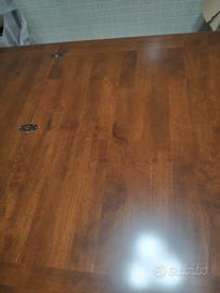 tavolo da cucina con sedie in legno massello 