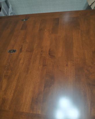 tavolo da cucina con sedie in legno massello 