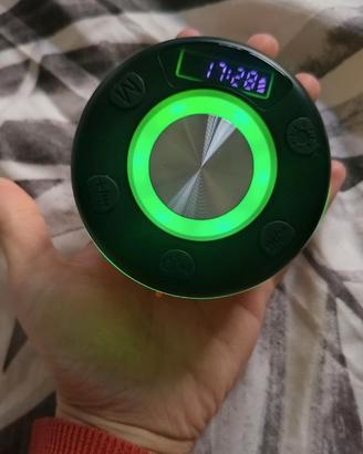 Cassa Doccia Bluetooth 5.3, Cassa Doccia con Luce