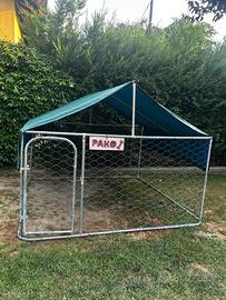 Recinto per cani da esterno