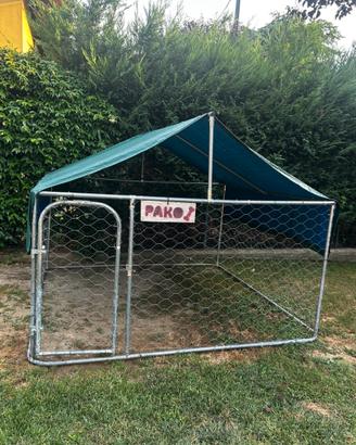 Recinto per cani da esterno