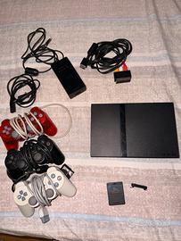 Lotto PlayStation 2 Slim SCPH-70004 + giochi