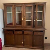 Salone: cristalliera - madia e mobiletto tv