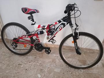 bici da 24, con ammortizzatori, marca Faram
