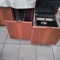 FrigoBar da ufficio  160x50 in mogano