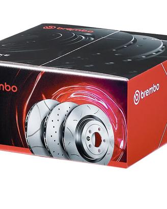 Coppia dischi freno ANTERIORI BREMBO XTRA Forati